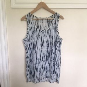 Lola & Sophie Sleeveless Tye Dye Crepe Tank in Excellent Condition Size XL